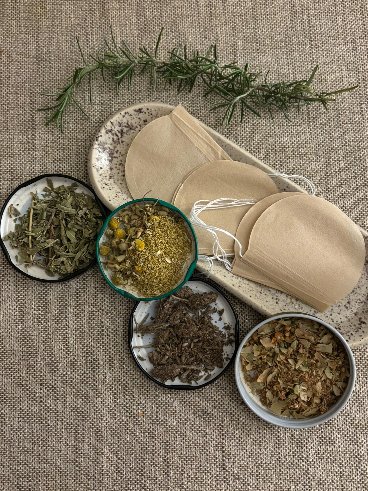Popurri herbal para infusion o mate