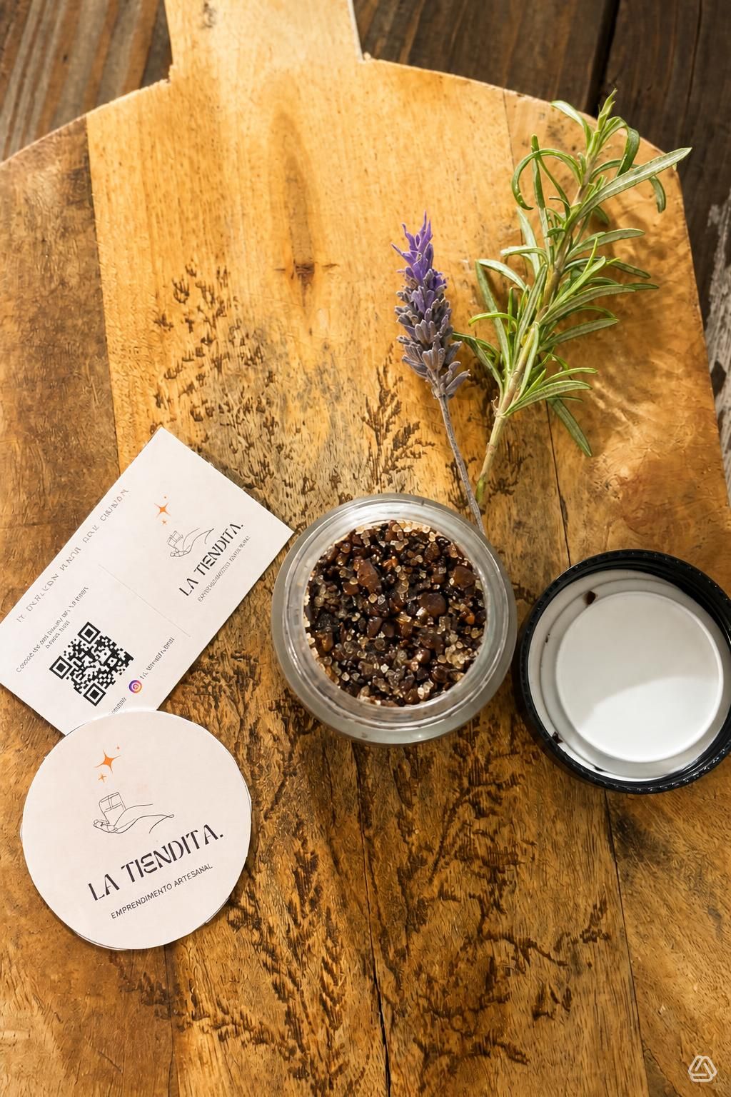 Exfoliante natural de café. 