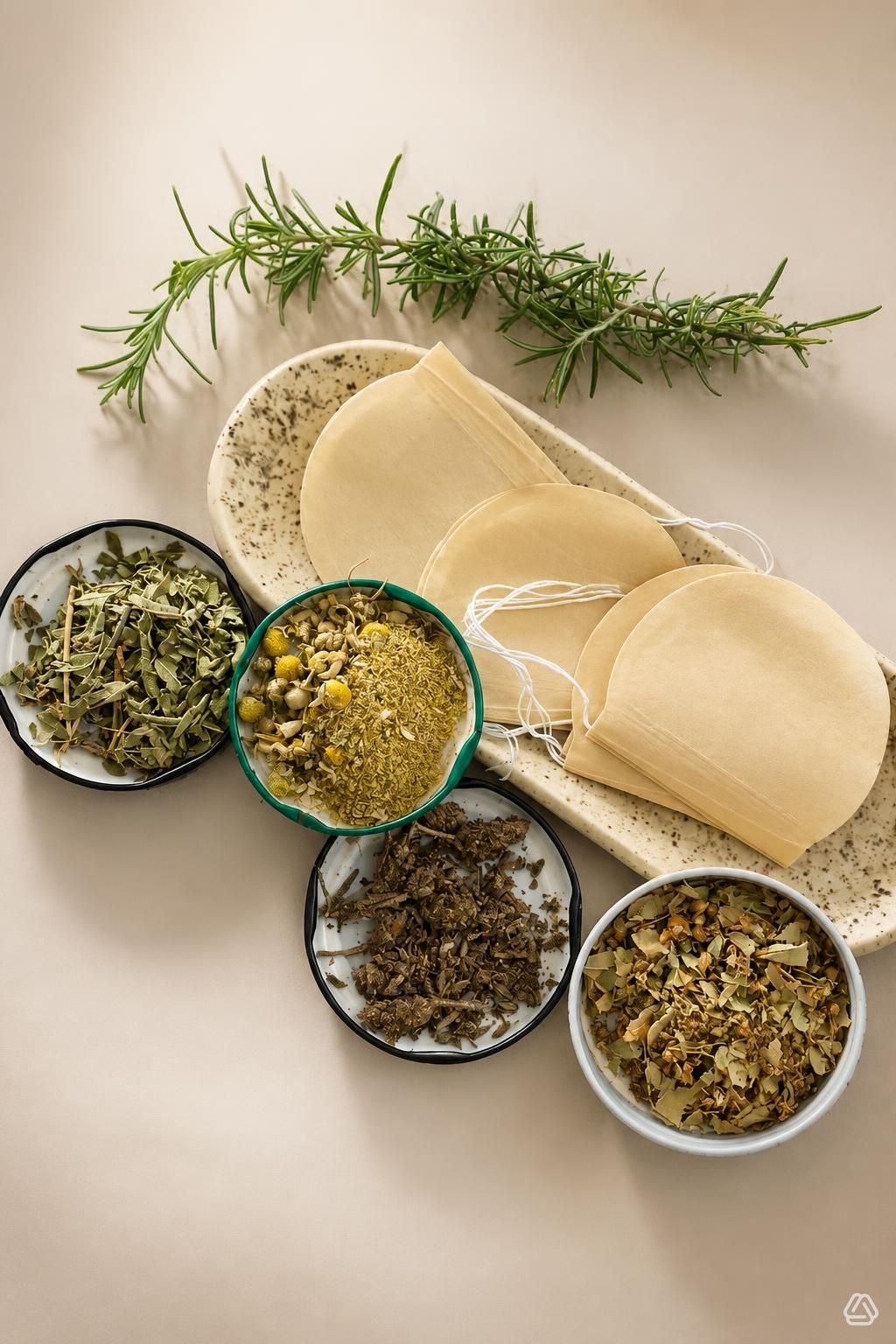 Popurri herbal para infusion o mate